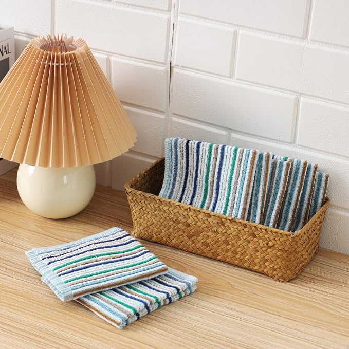 Oeleky Kitchen Dishcloths for Washing Dishes, Ultra Absorbent Dish Rags - Image 4