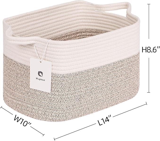 Medium and Large Woven Basket//With Handle, Used - Image 3