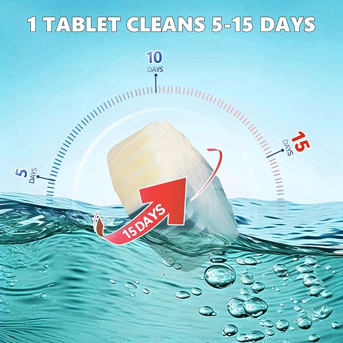 Toilet Bowl Cleaner Tablets, Automatic Toilet Bowl Cleaners, Long-Lasting - Image 6