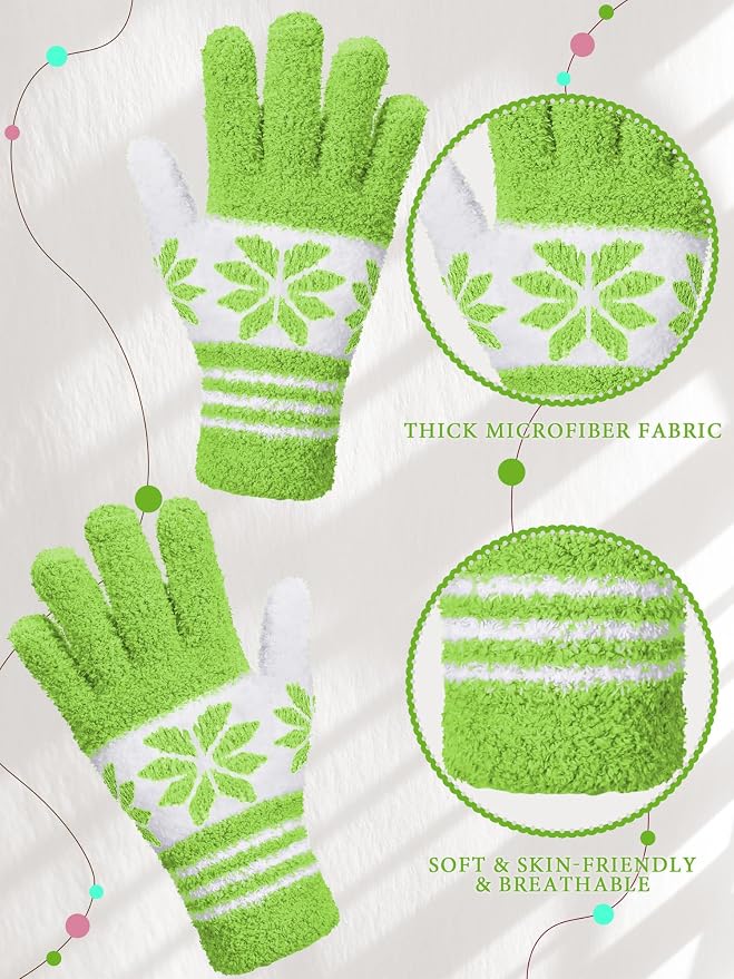 Patelai 3 Pairs Microfiber Plant Dusting Gloves Leaf Cleaning Gloves - Image 3