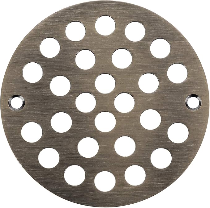 4-Inch Screw-in Shower Strainer Drain Cover Replacement Floor Strainer by vouruna