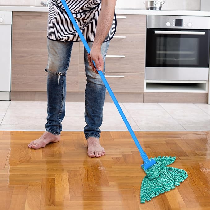 2 Pack Large Microfiber Tube Mop Heads, 6 inch, Heavy Duty Mop Head, Highly - Image 6