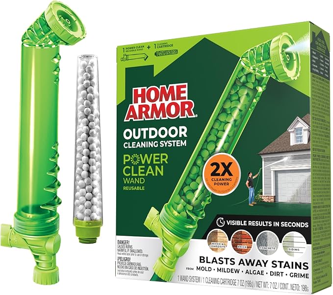 Home Armor Power Clean Wand, Outdoor Cleaning System, Blasts Away Stains from by HOMEARMOR