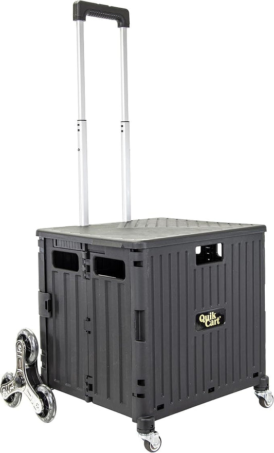 dbest products Quik Cart Stair Climber Wheeled Rolling Crate Teacher Utility by dbestproductsInc