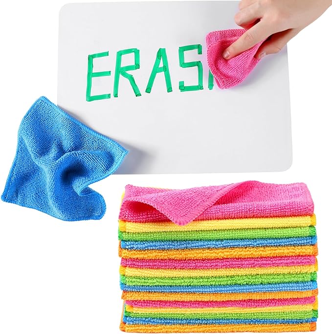 Tanlade Microfiber Cleaning Cloth 6"x6" Cleaning Rags Reasonable Kitchen Towels by Tanlade