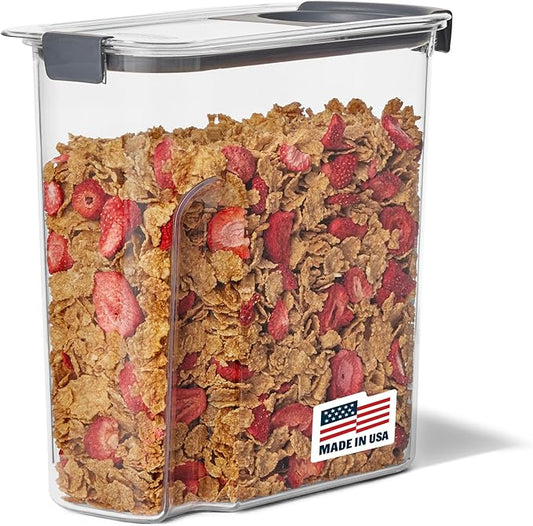 Rubbermaid Brilliance Airtight Cereal Food Storage Container, Shatterproof by Rubbermaid