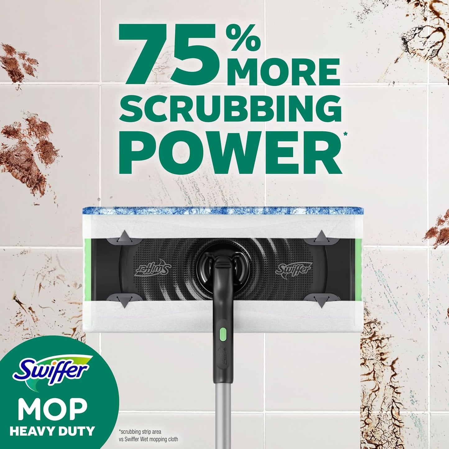 Swiffer Heavy Duty Mop Wet Multi-Surface Cloth Refills for Floor Mopping and Cleaning, Pet with Febreze Odor Defense, 20 count