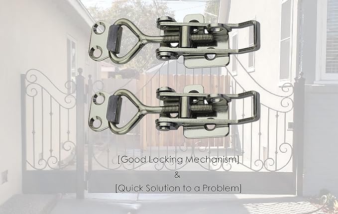 Adjustable Latch Buckle Cabinet Boxes Lever Handle Toggle Catch Latch Lock - Image 5