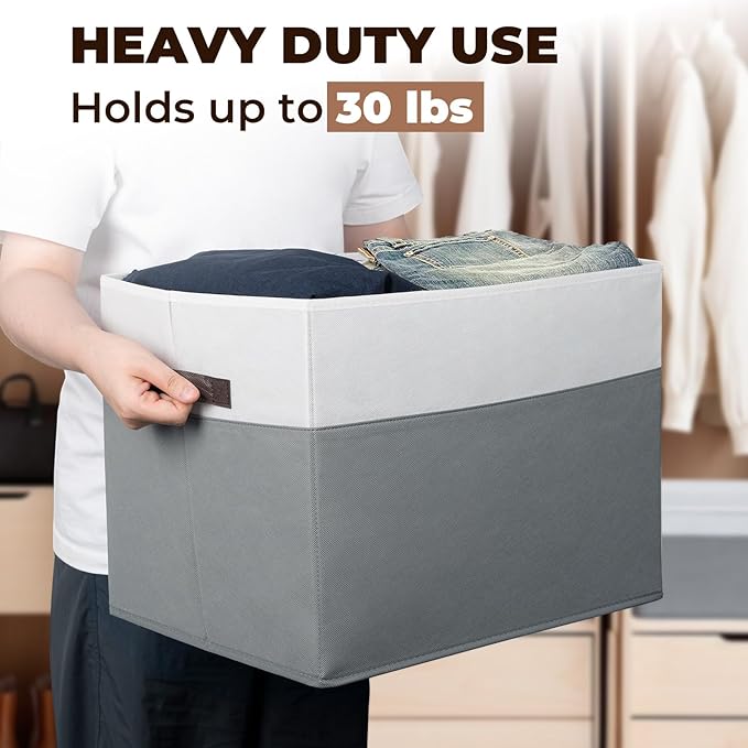 Criusia 6 Pack Clothes Bins for Organization - Image 3