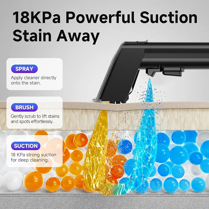 Portable Spot Cleaner Machine for Carpet and Upholstery - Image 2