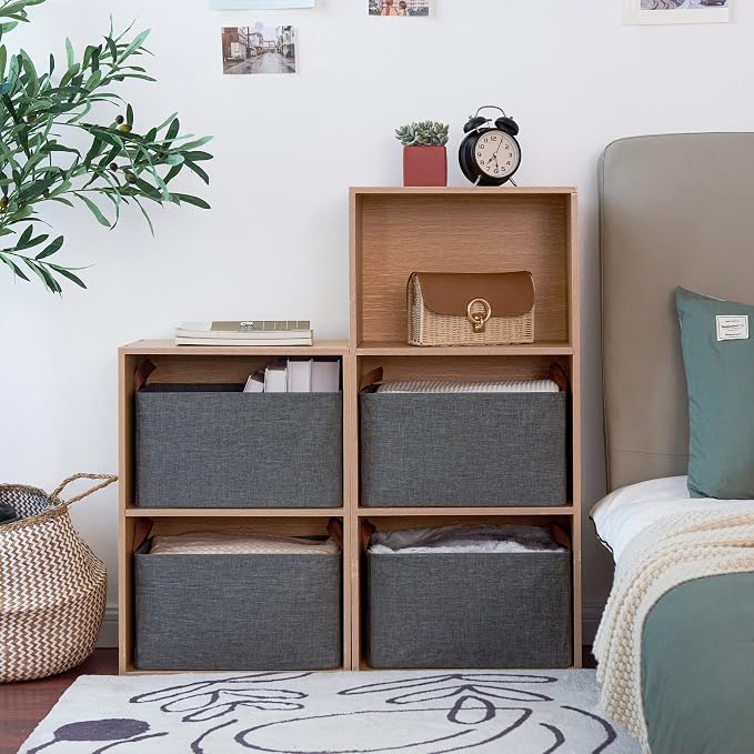 GRANNY SAYS Closet Storage Baskets, Collapsible Fabric Storage Bins - Image 7