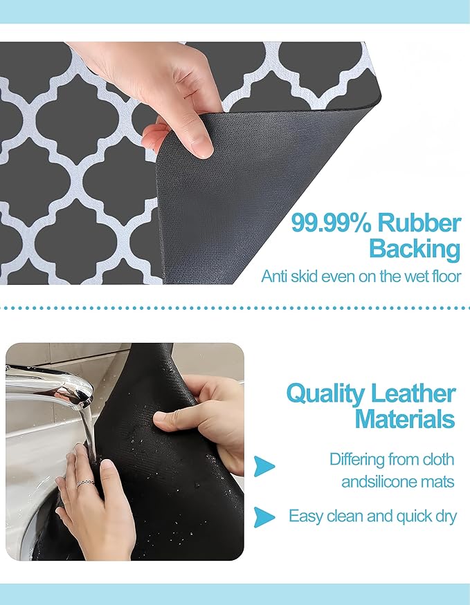 Dish Drying Mat for Kitchen Counter, Hide Stain Anti Absorbent for Kitchen - Image 5