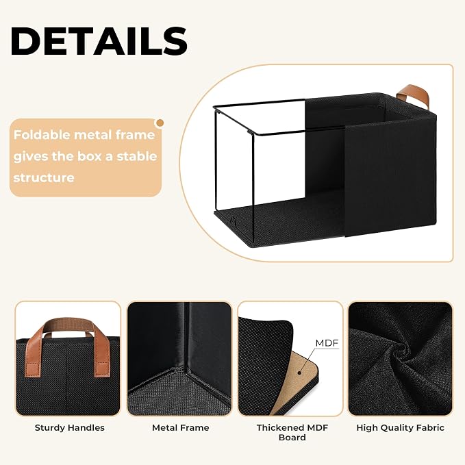 GRANNY SAYS Storage Baskets for Shelves, Closet Organizer Bins, Clothes Storage - Image 5