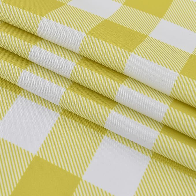 Waterproof Plaid Tablecloth Fabric - Image 7