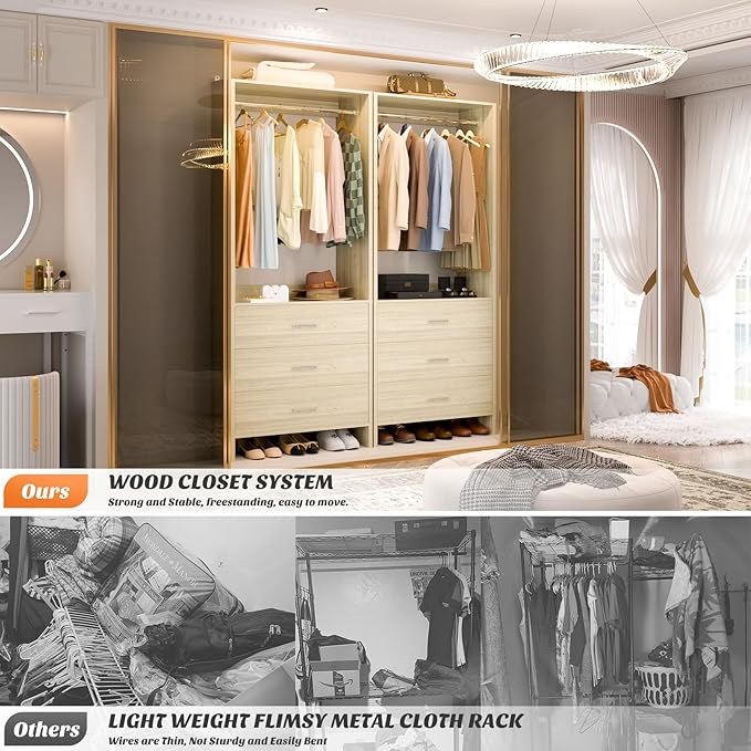 Aheaplus 2FT Closet System - Image 4