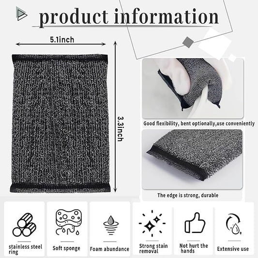 Steel Wool Scrubber Dish Sponges - Image 2