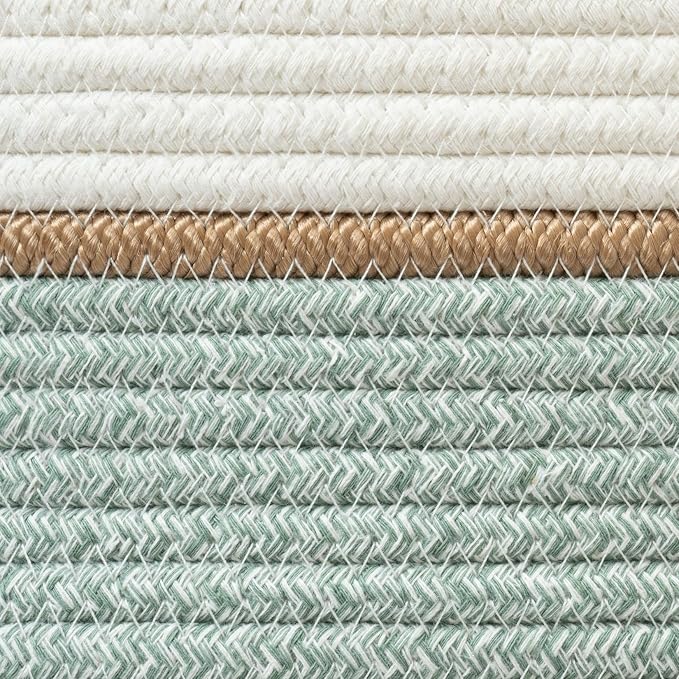 LA JOLIE MUSE Woven Basket Rope Storage Baskets - Image 6