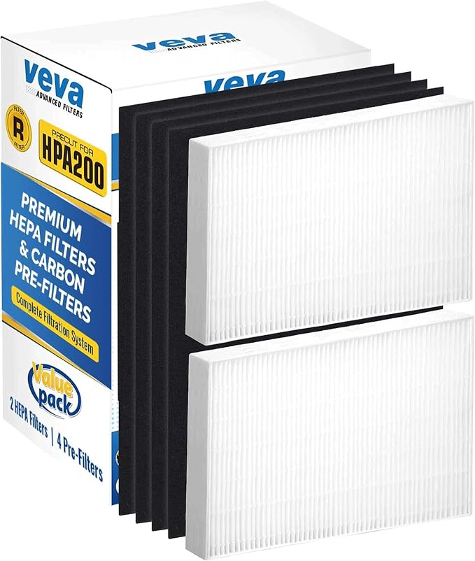 HPA200 Replacement Filters for Honeywell Air Purifier by VEVA