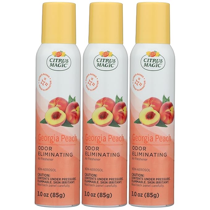 Citrus Magic Odor Eliminating Air Freshener Spray, Georgia Peach by CitrusMagic