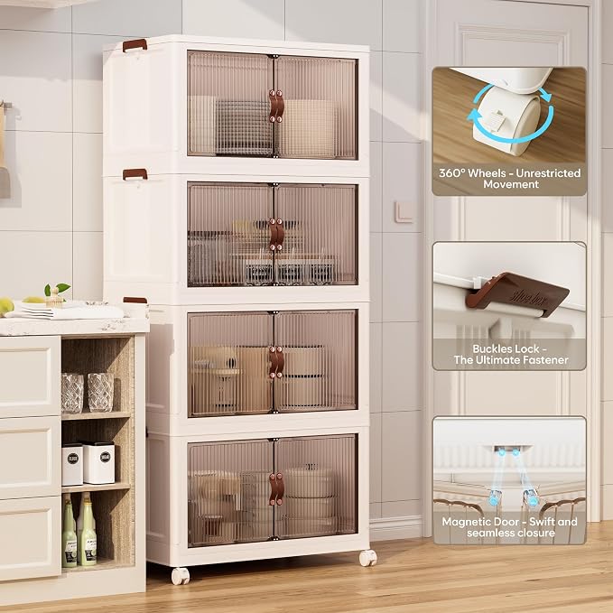 Jalove 88QT Plastic Storage Bins - Image 7