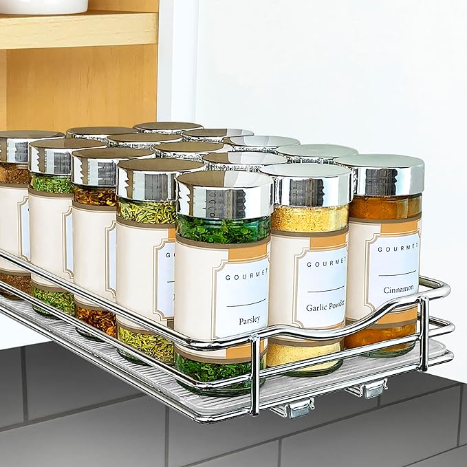 LYNK PROFESSIONAL® Pull Out Spice Rack Organizer by LYNKPROFESSIONAL