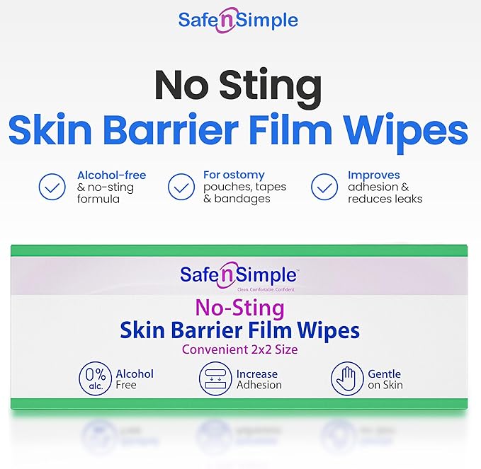 Safe n' Simple No Sting Skin Prep Wipes - Image 3