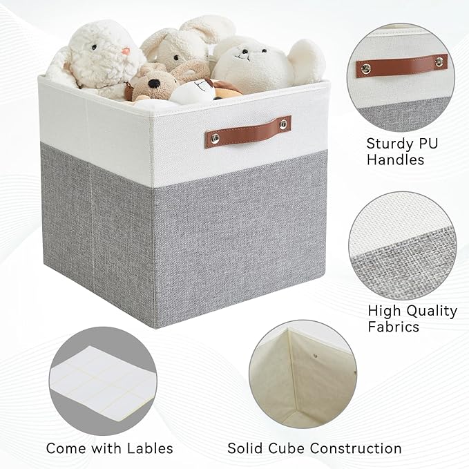 Collapsible Fabric Storage Cube Bins - Image 4