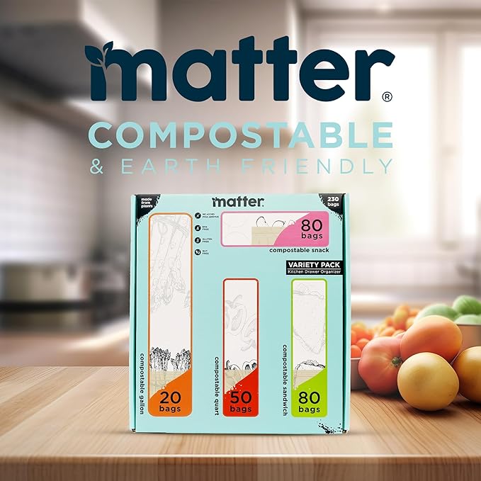 Matter Compostable Assorted Kitchen Bags, Biodegradable, Eco-Friendly - Image 7