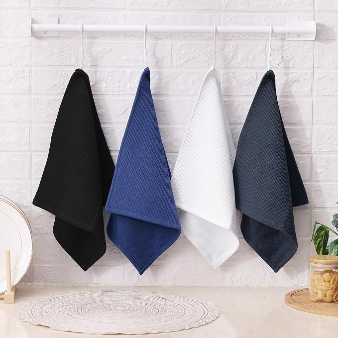Homaxy 100% Cotton Waffle Weave Kitchen Towels - Image 8