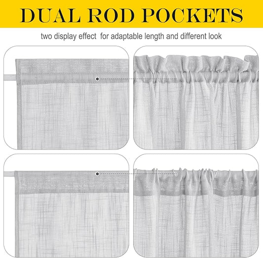 NICETOWN Side Door Window Curtains - Image 2