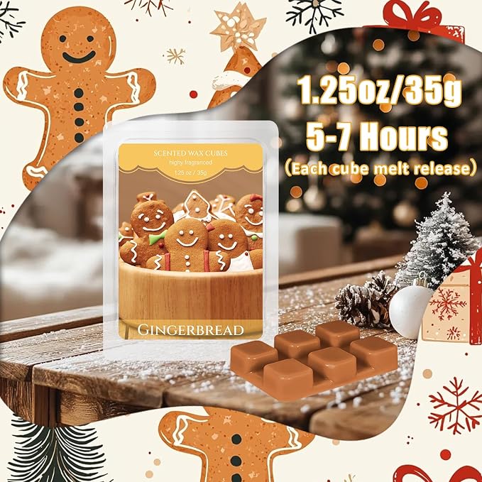 SCENTORINI Christmas Wax Melts, Wax Cubes Strong Scent 12 Pack, Scented Wax - Image 4