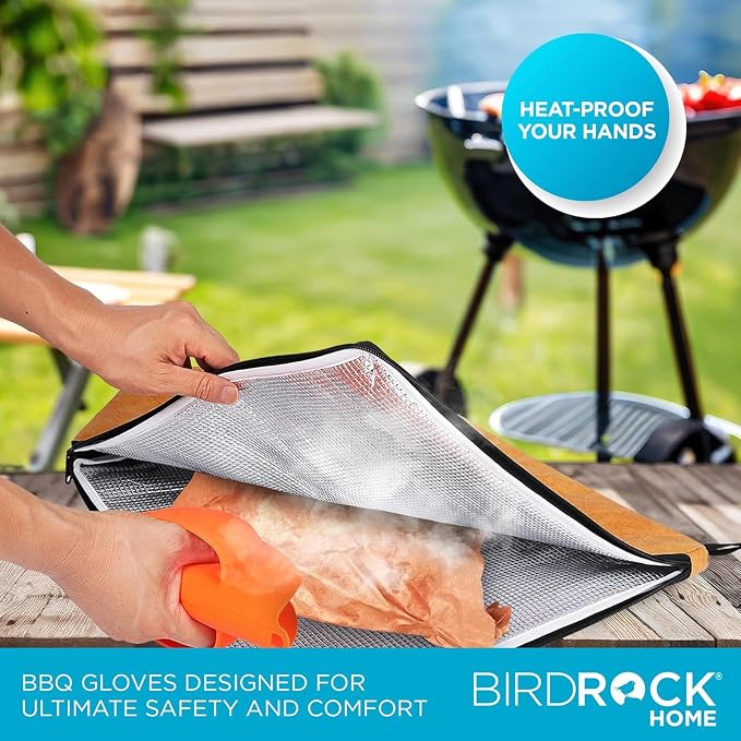 Pack of 2 Silicone Barbecue Gloves - Image 9