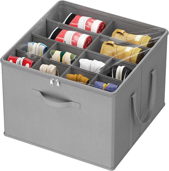 Lifewit Shoe Storage Organizer for Closet Fits 12-16 Pairs, Fabric Large Shoe by Lifewit