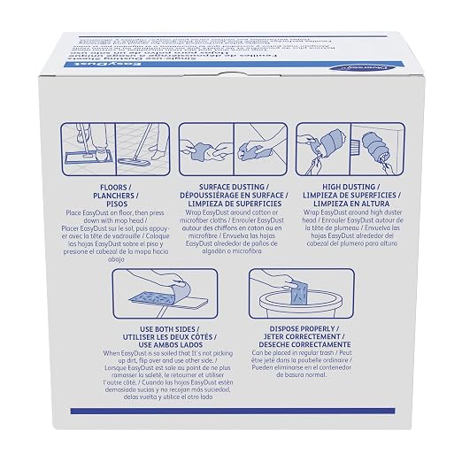 Diversey 9292466 EasyDust Single-use Dusting Sheets, Disposable Multisurface - Image 3