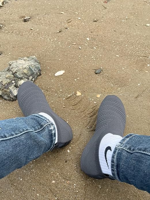 Adult Indoor House Slippers Socks Lightweight Non Slip Grip House Home Shoes - Image 5