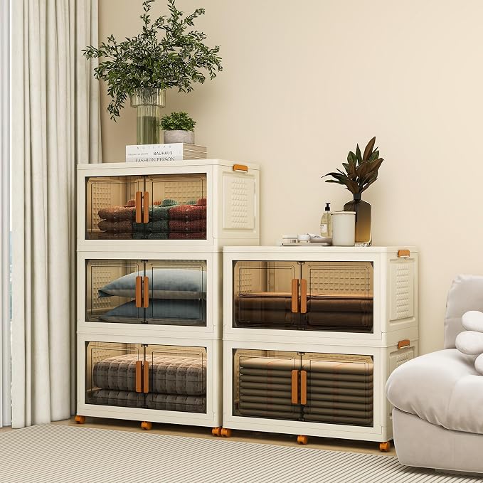 3 Tier Extra Large Stackable Storage Bins - Image 6
