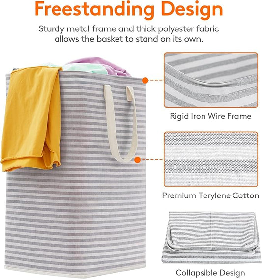 Lifewit Laundry Hamper Large Collapsible Laundry Basket, Freestanding - Image 2