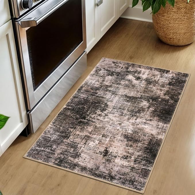 IOHOUZE Small Abstract Area Rug 2x3 Ft Entryway Rugs Washable Door Mat Indoor - Image 7