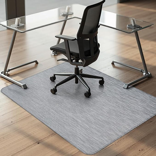 Kuyal Office Chair Mat for Hardwood Floor, Anti Slip, Non-Curve Computer Chair by Kuyal