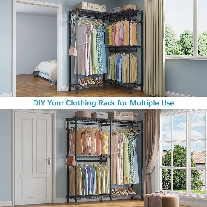 VIPEK L4 Garment Rack L Shaped Clothes Rack - Image 6