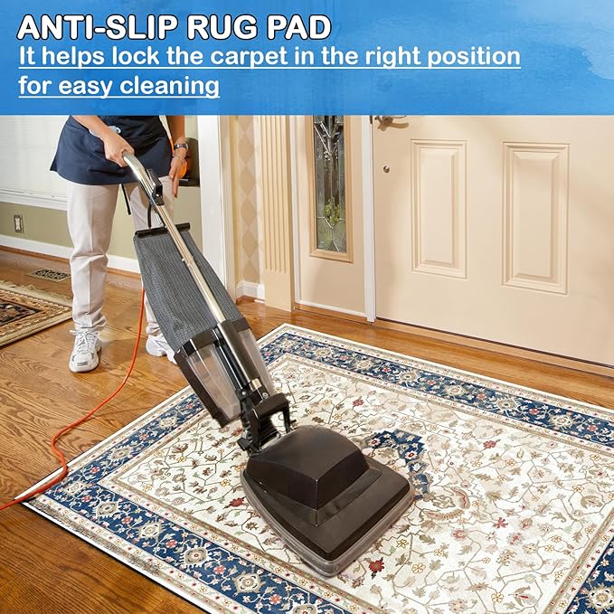 Non-Slip Rug Pads 1/4” Thick, 2x8Ft Waterproof Rugs Non Skid Rug Pad - Image 6