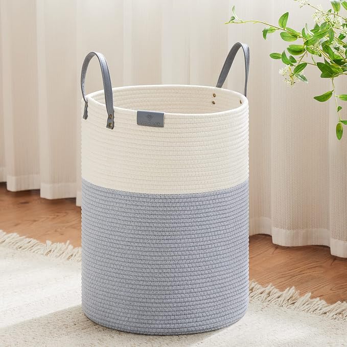VIPOSCO Tall Laundry Basket, Large Dirty Clothes Hamper by VIPOSCO