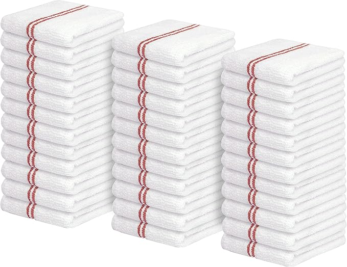 Avalon Towels Terry Bar Mop Towels Size 16"x19" – Absorbent and Durable by AvalonTowels