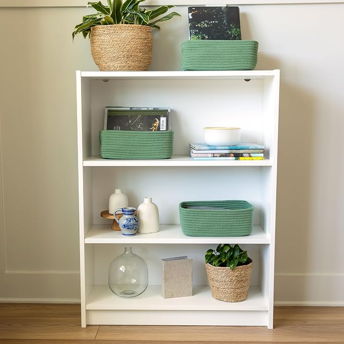 NaturalCozy 11.8"x8"x4.5” Rectangle Storage Baskets - Image 9