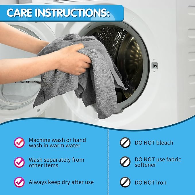 FIXSMITH Shop Towels, Microfiber Towels - Image 6