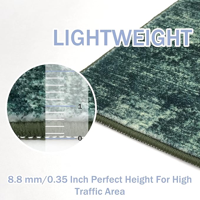 IOHOUZE Abstract Runner Rug 2x6 Ft Washable Runners - Image 5