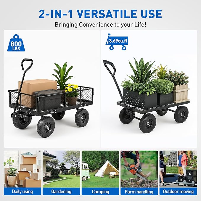 Yesker Steel Garden Carts - Image 6