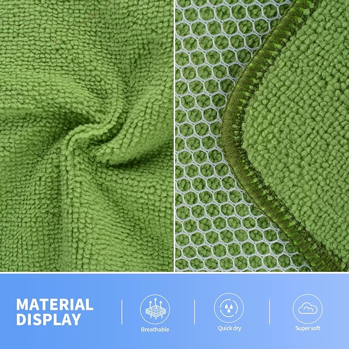 KinHwa Kitchen Washcloths for Dishes Absorbent Microfiber Dish Cloths Quick Dry - Image 2