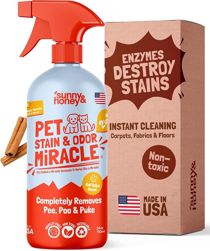Sunny & Honey Pet Stain Remover & Enzyme Cleaner by SunnyHoney