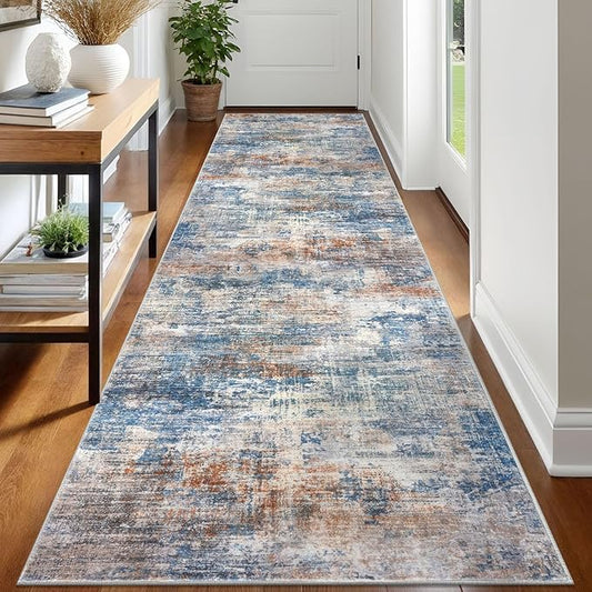 IOHOUZE Abstract Runner Rug 3x12 Ft Washable Runners by iOhouze